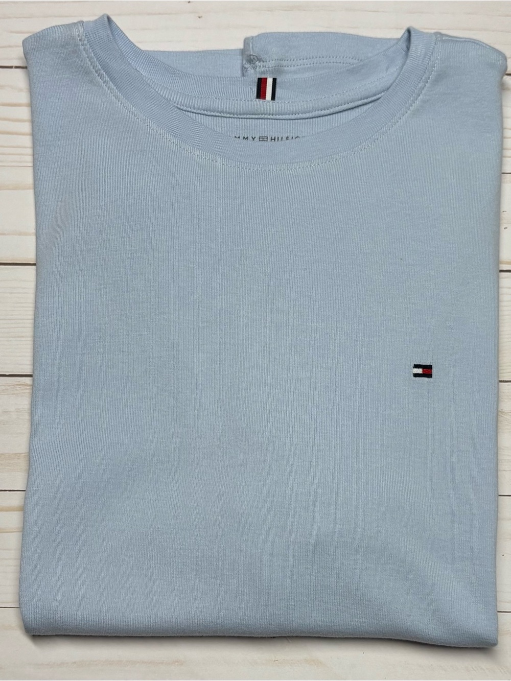 Tommy Hilfiger Light Blue Short-Sleeve Tee